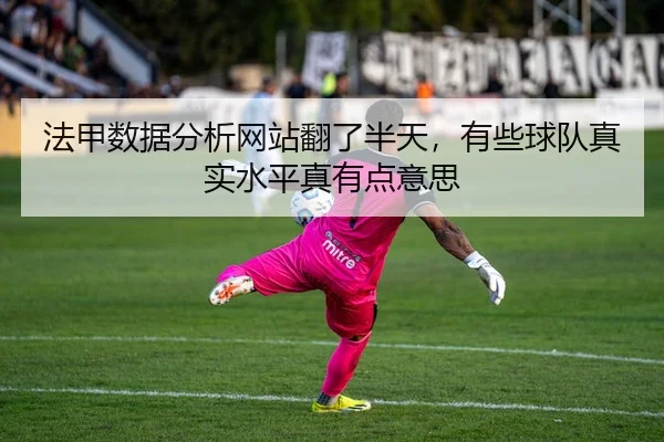 法甲数据分析网站翻了半天，有些球队真实水平真有点意思